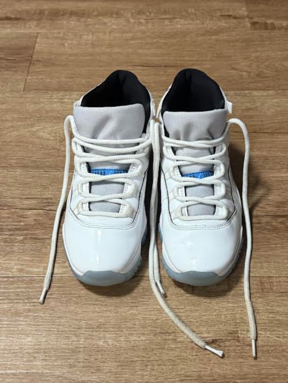 Air Jordan 11 Retro Legend Blue White High Top Basketball Sneakers Size 7 - Picture 1 of 7